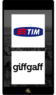 Logos TIM and Giffgaff, Araxxe customers in Revenue Assurance, Billing Verification & Telecom Fraud Detection