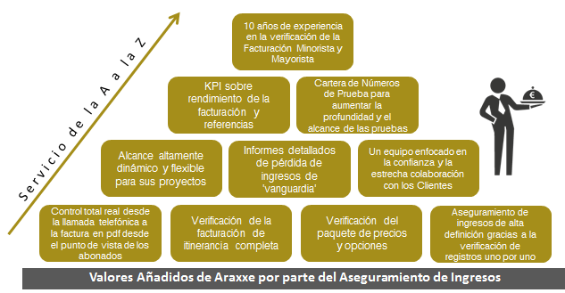 Valores Añadidos de Araxxe por parte del Aseguramiento de Ingresos