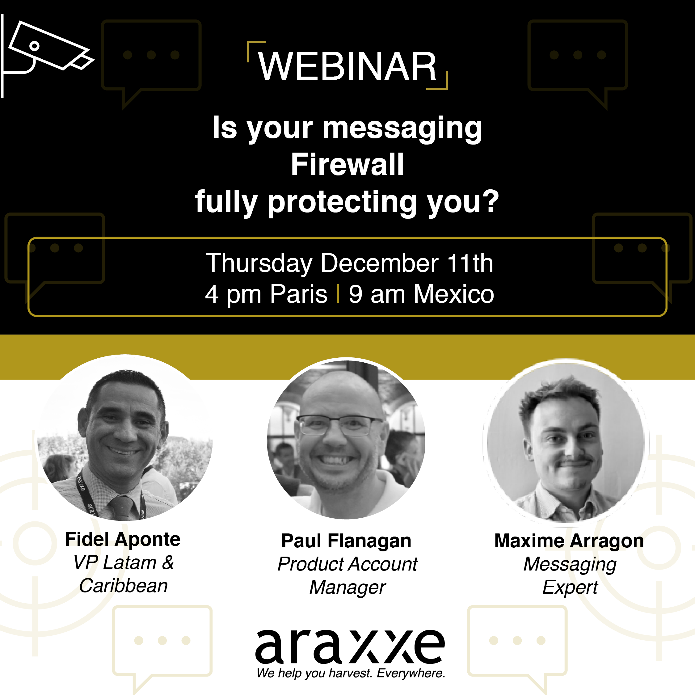 Araxxe Webinar on messaging firewall effectiveness, SMS scam protection, and testing strategies to prevent fraud.